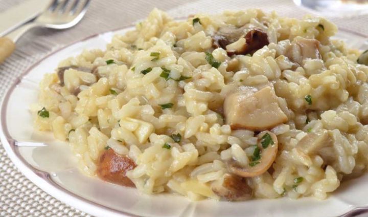 Travel tips image about: Risotto con funghi porcini 